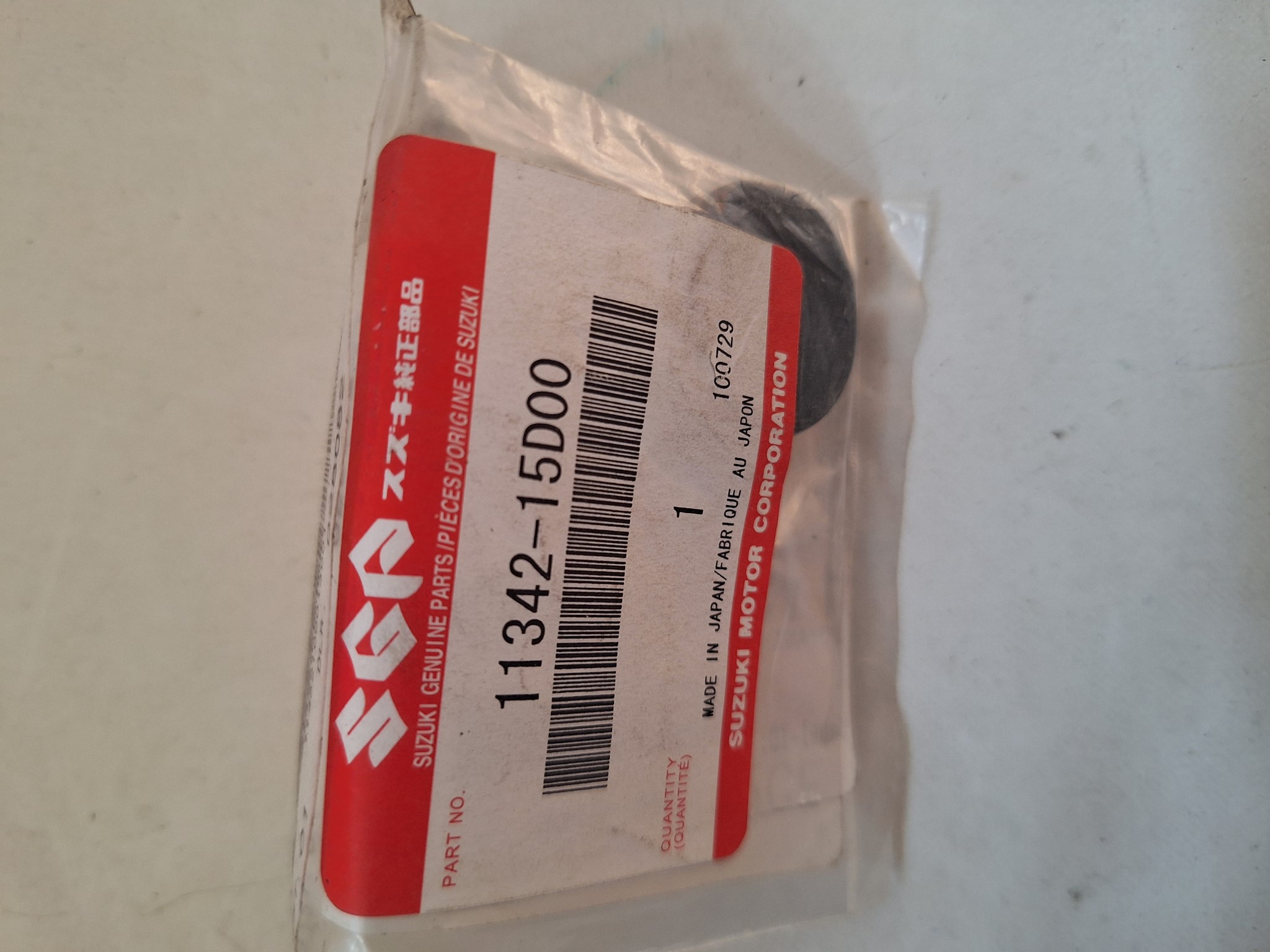 Picture of SUZUKI  VERSCHLUSSCHRAUBE  11342-15D00